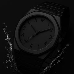 BLACK ARABIC WATCH